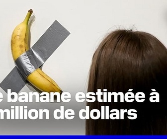 Replay L'image du jour - Une banane scotchée à un mur estimée à un million de dollars