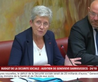 Replay 100% Sénat - Budget de la sécurité sociale : audition de Geneviève Darrieusecq