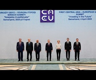 Replay Ursula von der Leyen annonce une nouvelle ère dans les relations ente l'UE et l'Asie centrale