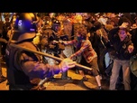 Replay Espagne : affrontements violents entre des manifestants propalestiniens et la police