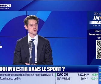 Replay BFM Bourse - Tout pour investir L'Événement : Pourquoi investir dans le sport ? - 14/11