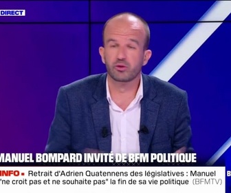 Replay BFM Politique - Manuel Bompard se défend sur la prise de position de candidats LFI contre Raphaël Glucksmann pendant les européennes