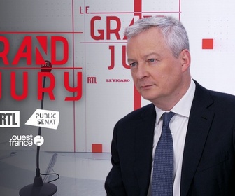 Replay Le Grand Jury - Bruno Le Maire, invité du Grand Jury
