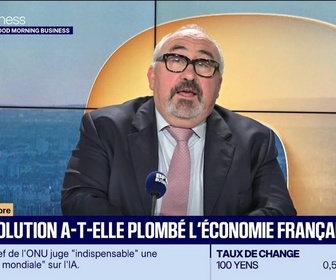 Replay Good Morning Business - Emmanuel Lechypre face à Jean-Marc Daniel : La dissolution a-t-elle plombé l'économie française ? - 17/09