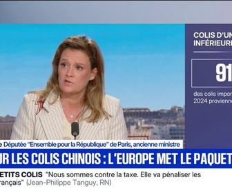 Replay Apolline de 9 à 10 - Colis chinois: Olivia Grégoire, députée Ensemble pour la République, veut une taxe de 25 euros par colis
