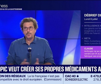 Replay Tech & Co, la quotidienne - Anthropic veut créer ses propres médicaments avec l'IA - 06/07