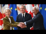 Replay Le Canada et l'UE signent un nouveau partenariat en matière de défense et de commerce