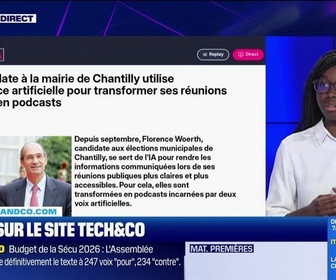 Replay Tech & Co, la quotidienne - À lire sur le site Tech&Co : Une candidate à la mairie utilise l'IA pour transformer ses réunions publiques en podcasts, par Kesso Diallo - 09/12
