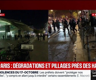 Replay BFM Grand Soir - Paris : dégradations et pillages près des Halles – 18/10