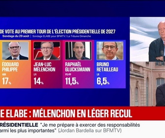 Replay Fauvelle Week-end - Sondage Elabe : Marine Le Pen donnée gagnante - 29/08