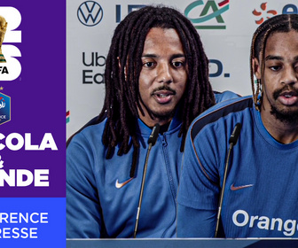Replay Coupe du Monde 2026 : Bradley Barcola et Jules Koundé en conférence de presse avant France - Paraguay