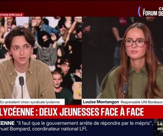 Replay 100% Mabrouk - Mobilisation lycéenne et étudiante: échange entre Louise Montangon, responsable UNI Bordeaux et ex-candidate RN aux municipales, et Manès Nadel, ex-président de l'Union syndicale lycéenne