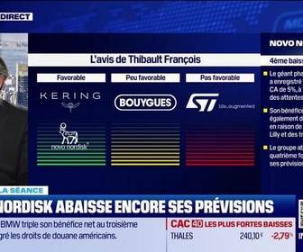 Replay BFM Bourse - On refait la séance : Novo Nordisk abaisse encore ses prévisions et poursuit sa cure d'amaigrissement en bourse - 05/11