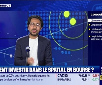 Replay BFM Bourse - Espace : Est-il trop tôt pour investir en bourse sur la vie multiplanétaire ? - 21/05