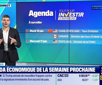 Replay Tout pour investir, la masterclass - L'agenda de la semaine prochaine - 12/06