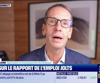 Replay BFM Bourse - USA Today : Zoom sur le rapport de l'emploi JOLTS par John Plassard - 29/10