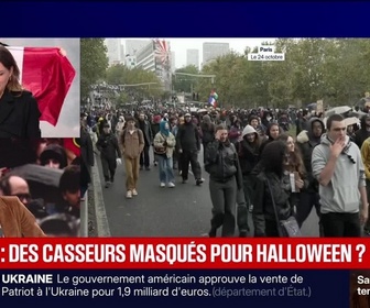 Replay BFM Grand Soir - Manifs : des casseurs masqués pour Halloween ? - 30/10