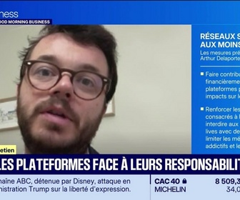 Replay Good Morning Business - Le Grand entretien : Réseaux sociaux, protéger les mineurs autrement - 19/08
