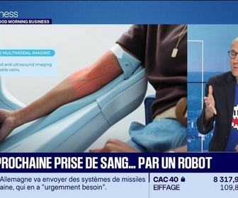 Replay Good Morning Business - Culture IA : Votre prochaine prise de sang... par un robot, par Anthony Morel - 09/09