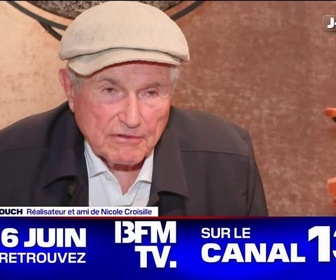 Replay 20H BFM - J'ai le sentiment de mourir un petit peu aussi: l'hommage de Claude Lelouch à Nicole Croisille