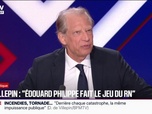 Replay BFM Politique - Immigration: Édouard Philippe fait le jeu, à travers la surenchère, de Marine Le Pen, estime Dominique de Villepin, ancien Premier ministre