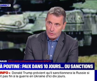 Replay BFM Story - Story 8 : Trump à Poutine, paix dans dix jours... ou sanctions - 29/07