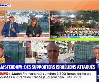 Replay 7 MINUTES POUR COMPRENDRE - Supporters israéliens agressés à Amsterdam: quel dispositif de sécurité pour le match de foot entre la France et Israël?