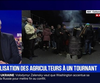 Replay BFM Grand Soir - A63, A64... des barrages d'agriculteurs toujours en place - 20/12