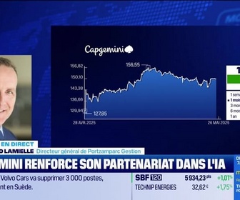 Replay BFM Bourse - Cap Gemini se renforce dans l'IA - 26/05
