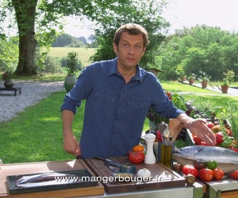 Replay Petits plats en équilibre - Bonite et tomates rôties à la coriandre au four