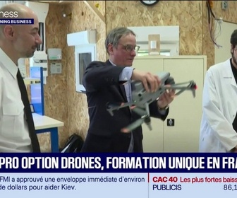 Replay Good Morning Business - Un bac pro option drones, formation unique en France