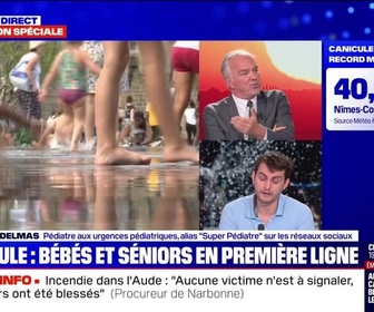 Replay BFM Story - Story 1 : Seize départements en vigilance rouge canicule - 01/07