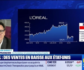 Replay BFM Bourse - Hermès et L'Oréal sanctionnés après leur publication - 22/10