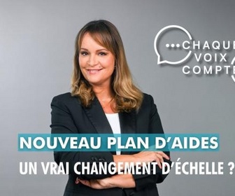 Replay Chaque voix compte - Nouveau plan d'aides : un vrai changement d'échelle ?