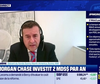 Replay BFM Bourse - USA Today : JPMorgan consacre 2 milliards de dollars par an au développement de technologies d'IA, par Éric Lafrenière - 08/10