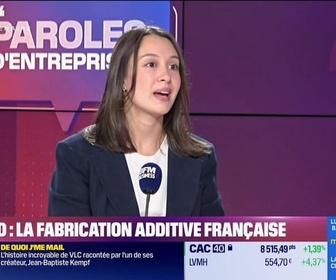 Replay Paroles d'entreprises - Audrey Caille (Open3D) : La fabrication additive française - 21/02