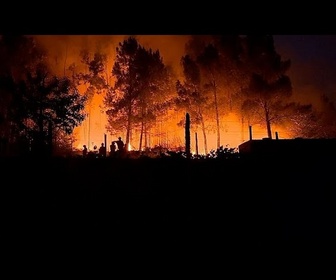 Replay En images : les pompiers portugais luttent contre des incendies majeurs en pleine canicule estivale