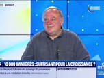 Replay Le débat - Nicolas Doze face à Jean-Marc Daniel : 10 000 immigrés, suffisant pour la croissance ? - 26/06