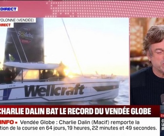 Replay Apolline de 9 à 10 - C'est un moment qu'on n'oublie pas: Marc Thiercelin, skipper et ancien podium du Vendée Globe, revient sur son arrivée au Sables-d'Olonne