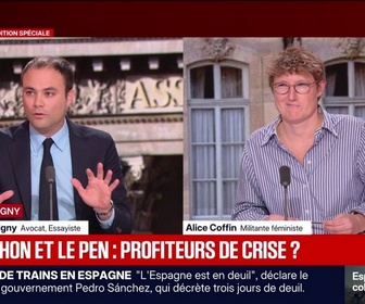 Replay SIGNÉ CONSIGNY - Crise sociale: Marine Le Pen et Jean-Luc Mélenchon en profitent tous les deux, estime Charles Consigny, avocat et essayiste