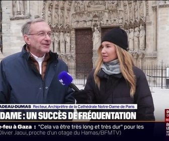 Replay 20H BFM - LE REPORTAGE DU 20H - Notre-Dame: un succès de fréquentation