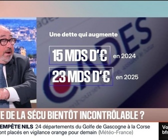 Replay BFM Première - BFM éco : La dette de la Sécu bientôt incontrôlable ? - 11/02