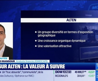 Replay BFM Bourse - Valeur ajoutée : Ils apprécient Alten - 17/09