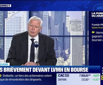 Replay BFM Bourse - La bourse cash : Hermès grand gagnant de son choc boursier avec LVMH - 15/04