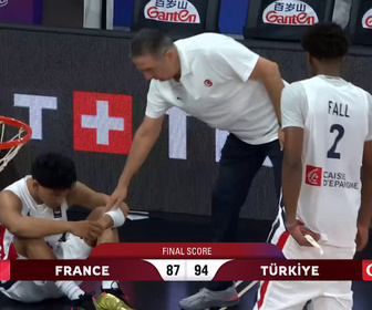 Replay Coupe du Monde U17 : les Bleus de Tony Parker s'effondre en fin de match et s'inclinent face à la Turquie