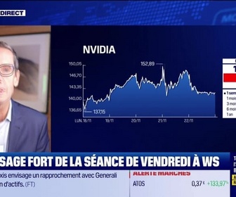 Replay BFM Bourse - USA Today : Le message fort de la séance de vendredi à WS par John Plassard - 25/11