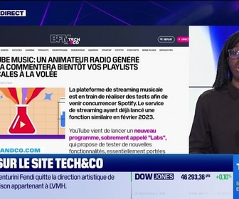 Replay Tech & Co, la quotidienne - À lire sur le site Tech&Co : YouTube Music, un animateur radio généré par l'IA commentera bientôt vos playlists musicales à la volée, par Kesso Diallo – 29/09