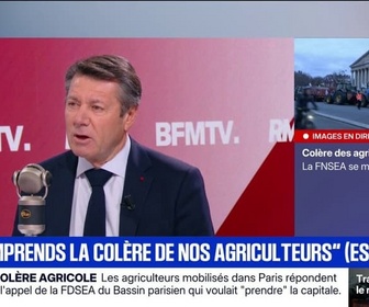 Replay Face à Face - Colère des agriculteurs: Ça fait des décennies que la France a cédé des pans entiers à des normes européennes, déplore Christian Estrosi, maire Horizons de Nice