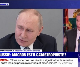 Replay BFM Story - Allocution d'Emmanuel Macron: On nage en pleine folie (...) j'ai été consterné de l'instrumentalisation de la peur, affirme Nicolas Dupont-Aignan