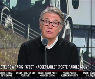 Replay Les Grandes Gueules - Une centaine de tracteurs actuellement dans Paris… La France incapable de défendre ses agriculteurs ?